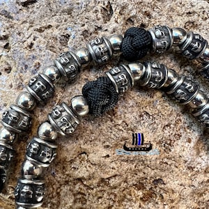 Damascus Mjolnir & Skull Necklace - Etsy