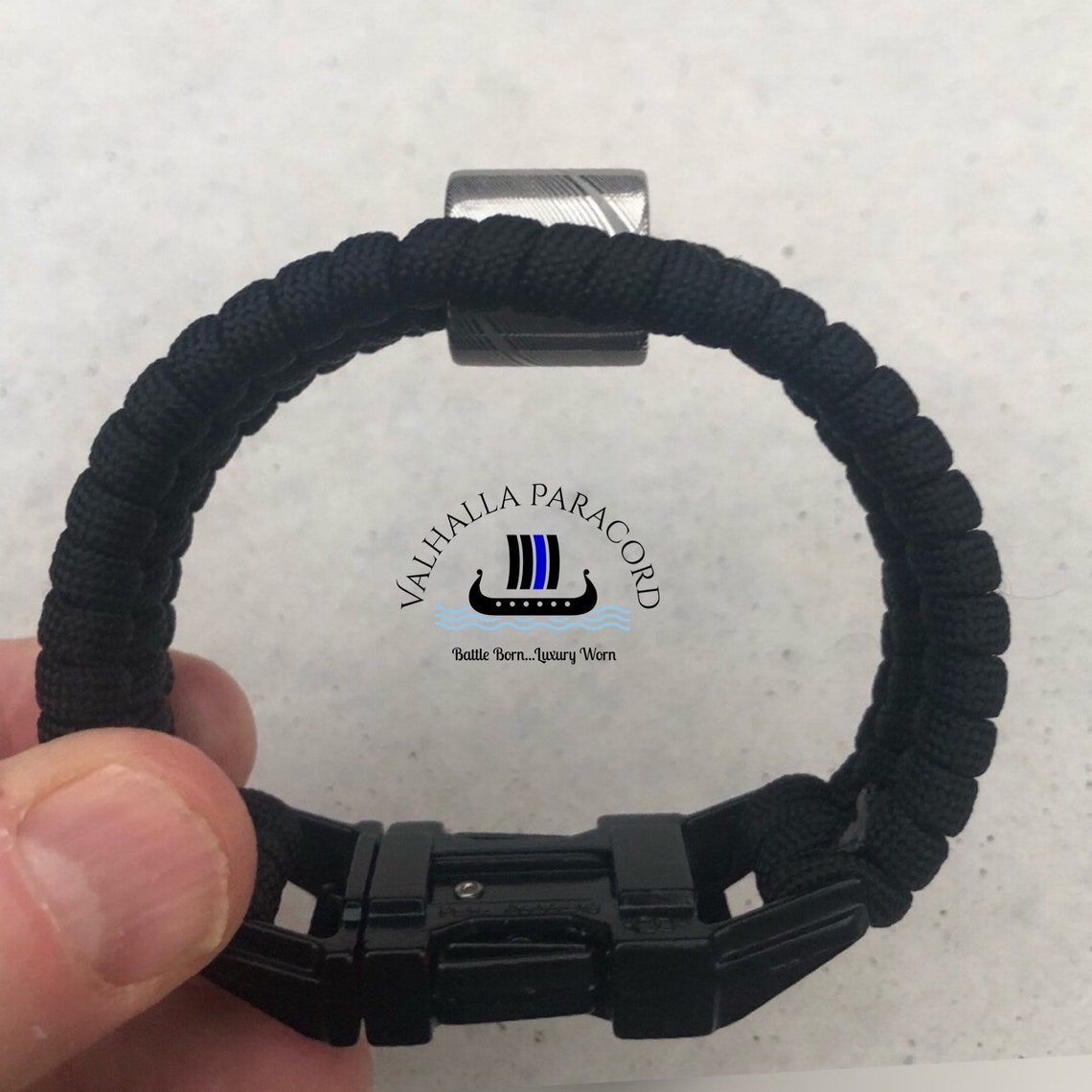 Exotics Line Combat Bracelet Damascus Edition Etsy