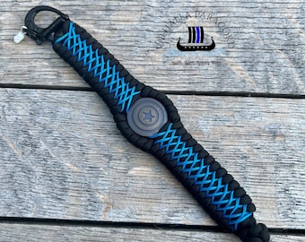 Reversible Avengers & Captain America Inspired Paracord Bracelet - J23XXD23