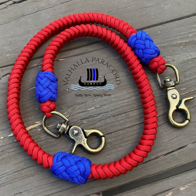 Paracord Wallet Chain Turkshead Edition Etsy