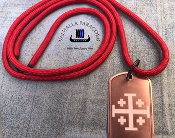 Laser Engraved Copper Dog Tag
