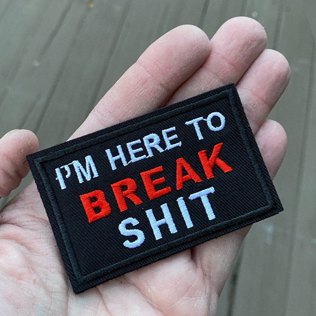 Embroidered Morale Patch - Option 12 - Etsy