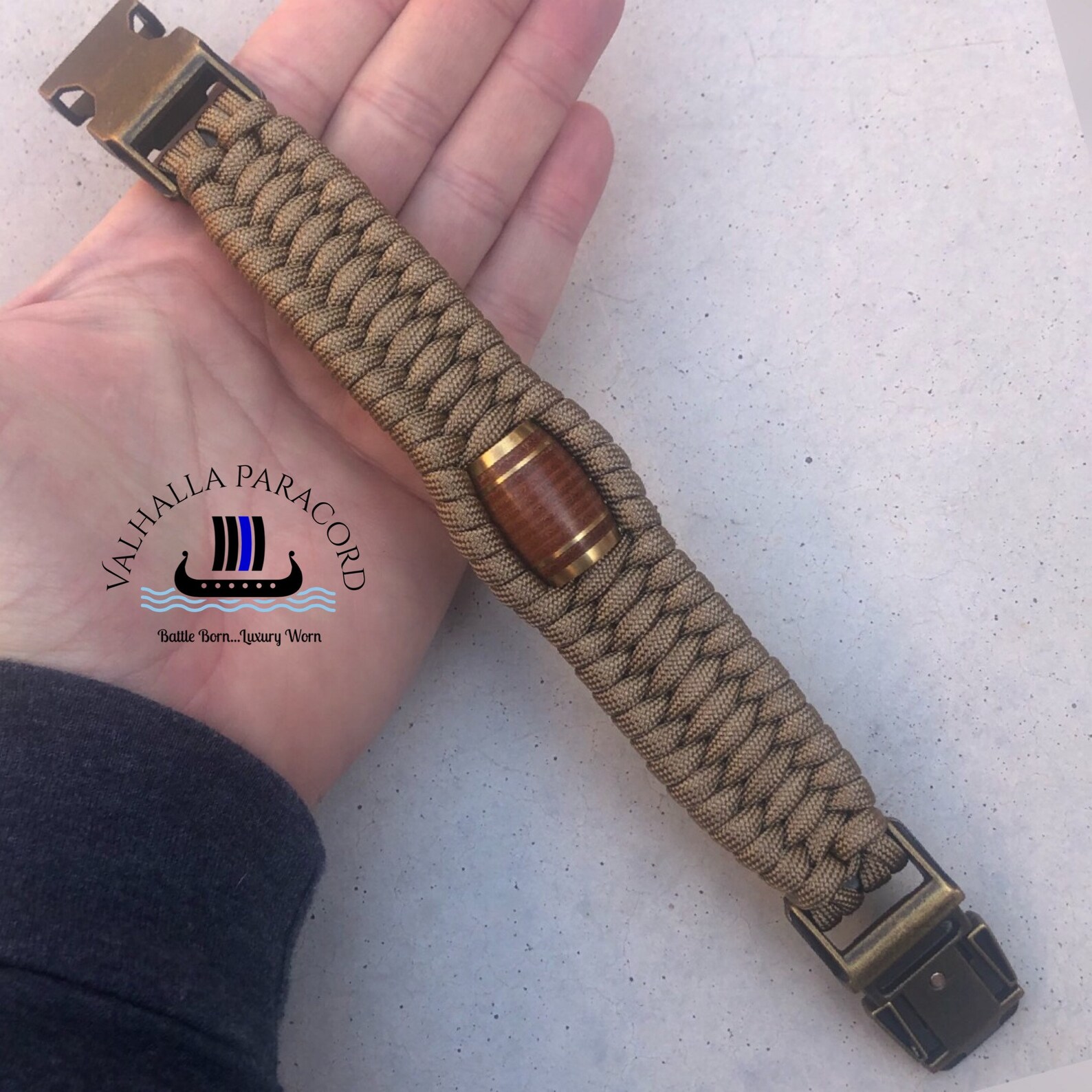 Exotics Line Combat Bracelet Leather and Brass Edition Etsy