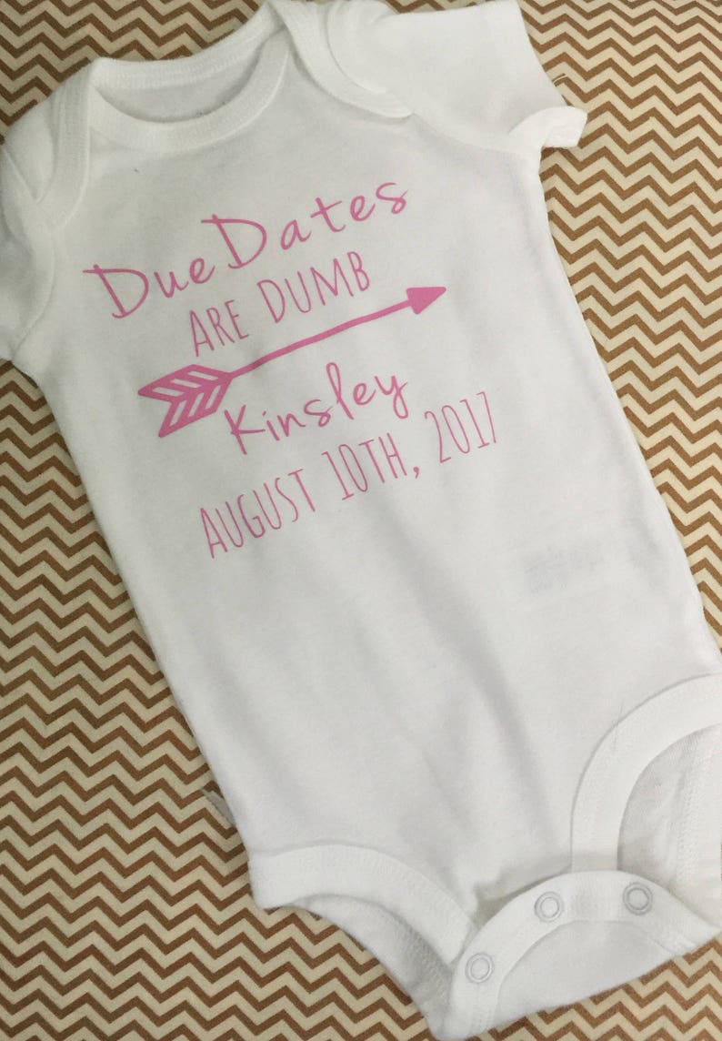 Due dates are dumb preemie bodysuit preemie clothes preemie boy clothes preemie girl clothes baby girl baby boy NICU