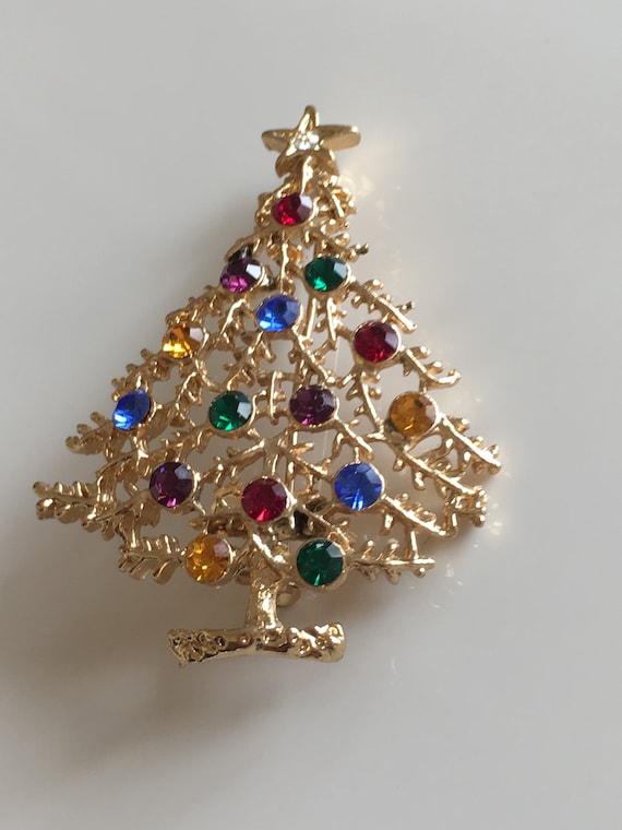 Rhinestone Jewelry Brooch Pin for 18 inch American Doll Christmas Gift Decor
