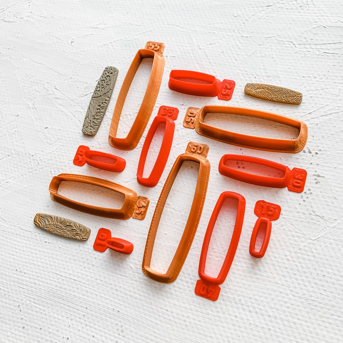 Set of Cutters BARREL3 Metal Clay cutters in a set. Etsy