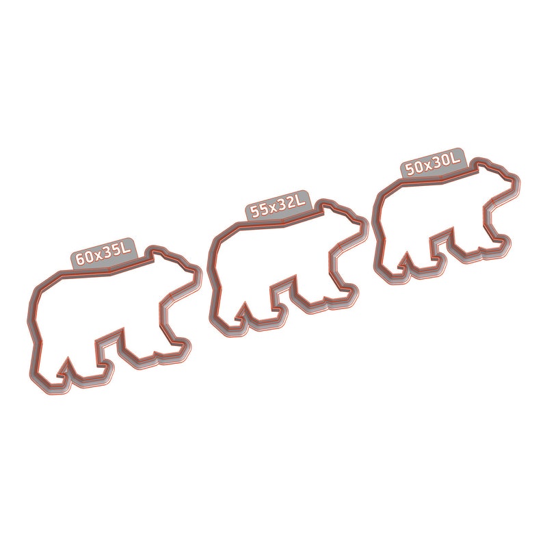 BEAR#1 set Polymer Clay Cutter Tools. Metalclay Cutter Set Cutter set