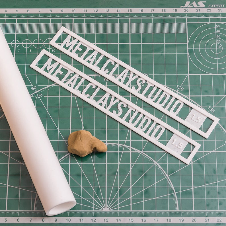 SPACERS DEPTH GUIDES Metal Clay Rolling Tools Clay Etsy