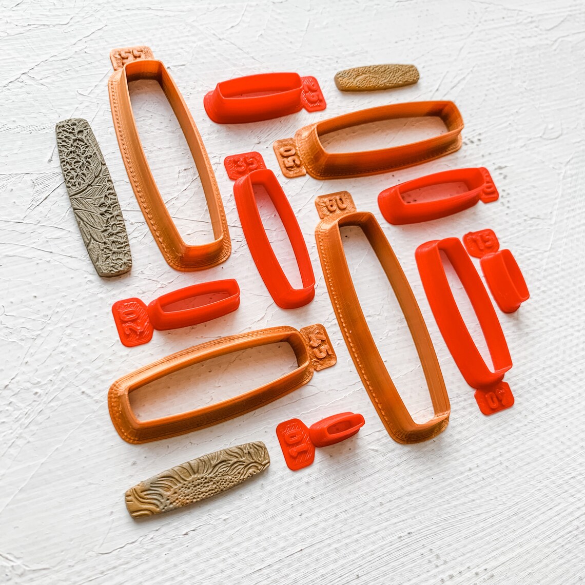 Set of Cutters BARREL3 Metal Clay cutters in a set. Etsy