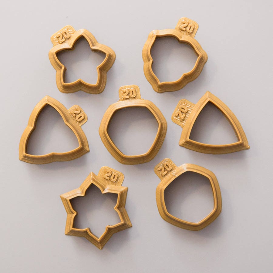 Set of Cutters ASSORTED2 2.00 Metal Clay cutters in a Etsy