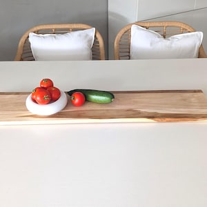 Large wooden board, wooden board, long wooden board, solid wooden board, cutting board, serving board, for cooking enthusiasts