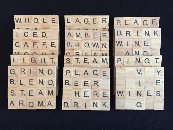 Personalised Scrabble Coasters, Scrabble Letter R Coaster Scrabble R Coaster