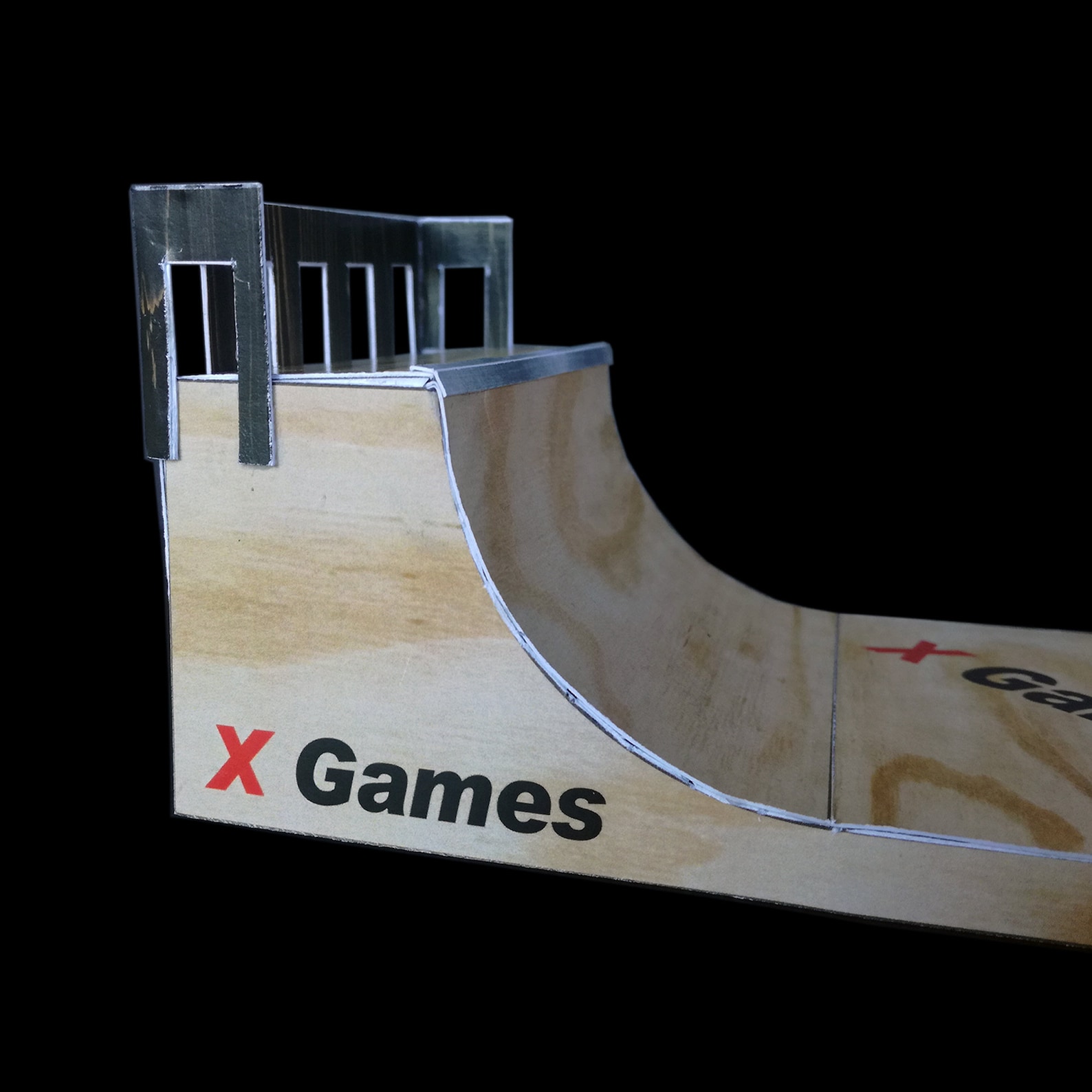 Printable Paper Craft Skate Park Halfpipe / Halfpipe Vert Ramps for