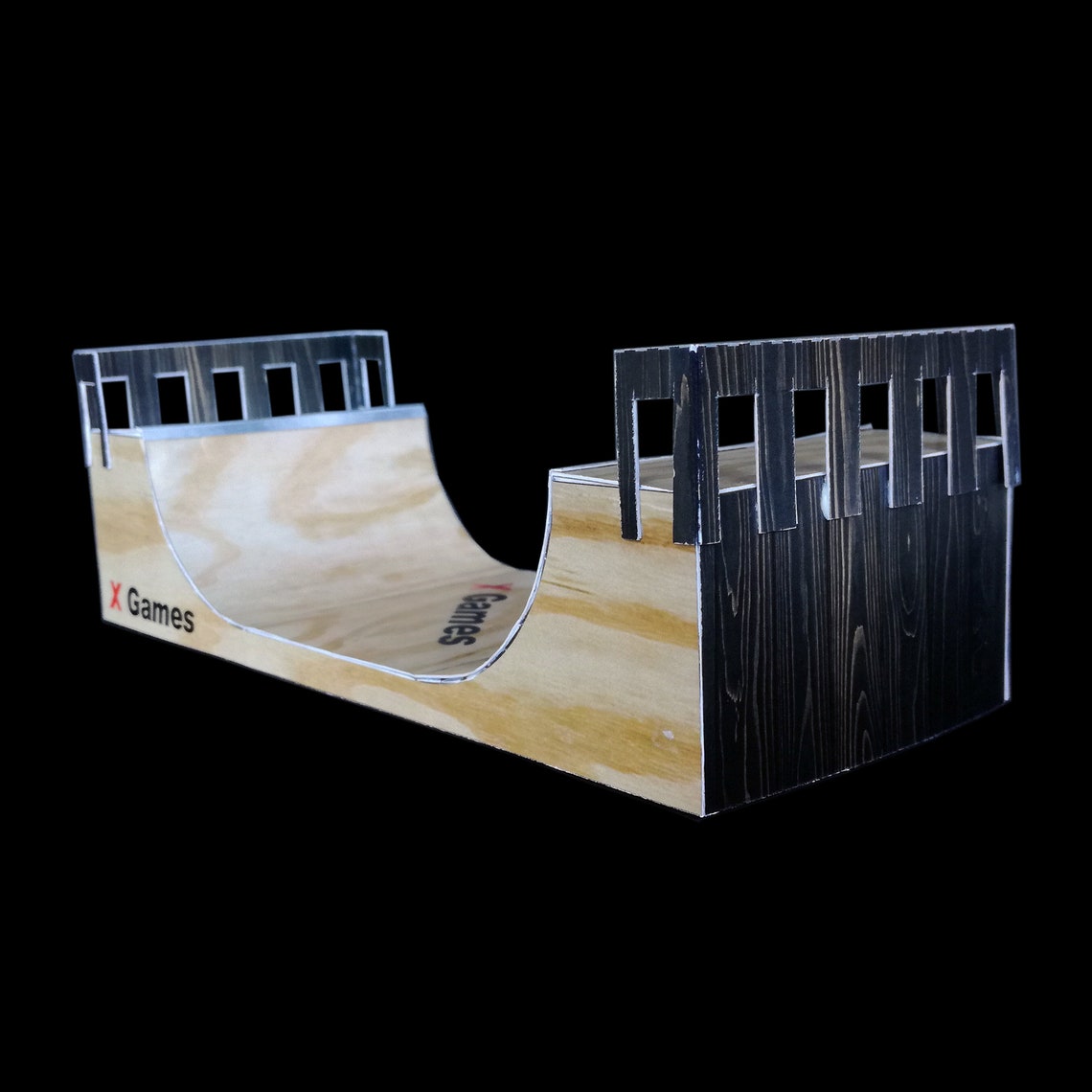 Printable Paper Craft Skate Park Halfpipe / Halfpipe Vert Ramps for