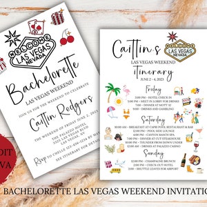 Invitation week-end entre célibataires et itinéraire à Las Vegas