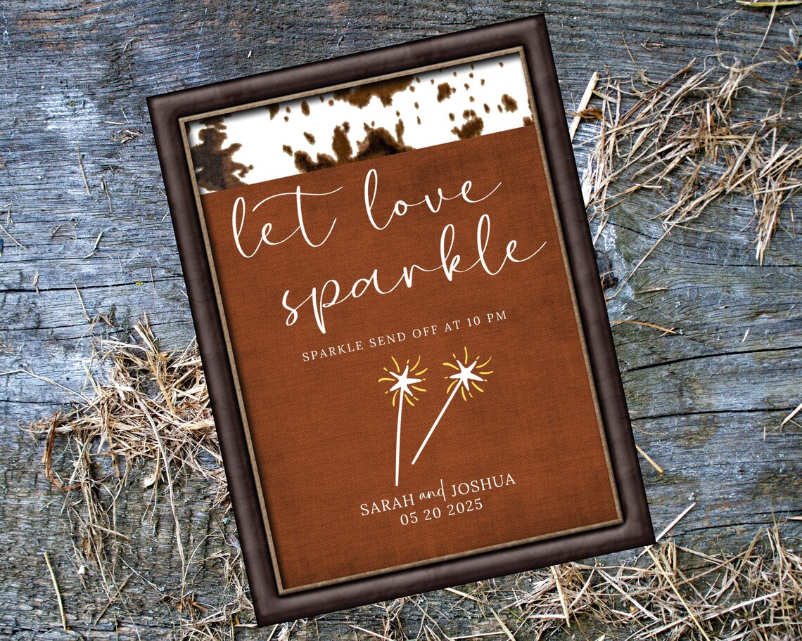 Wedding Reception Signs Template Bride and Groom Sparkle Send - Etsy