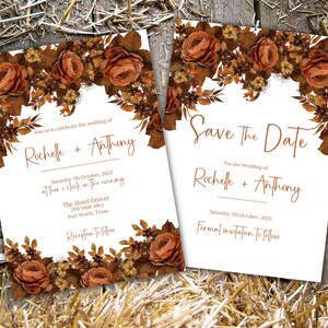 Country western wedding invitations rustic wedding invitation set includes rsvp wedding fall flowers invitation stationary country invites