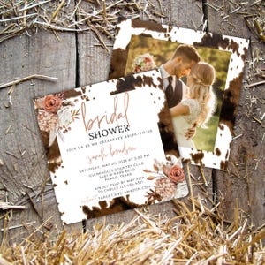 Western Hochzeit Brautparty Einladung Vorlage rustikale Hochzeit Braut zu Dusche lädt bearbeitbare Einladung Cowgirl Hochzeit diy Braut