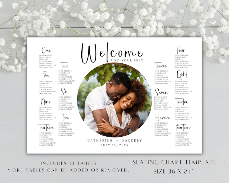 Seating Chart Reception Sign Wedding Seat Assignment Wedding - Etsy