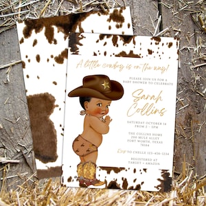 een kleine cowboy is onderweg uitnodiging babyshower western uitnodiging babyshower sjablonen luierloterij kaart boek voor baby kaart