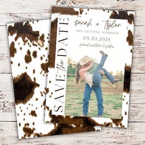 Western Hochzeit Save the Date Vorlage Cowboy Hochzeit Save the Date rustikale Hochzeit Save the Date Karte Sofortdownload Save the date