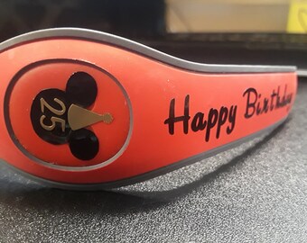 Happy Birthday Magic Band Decal 2.0