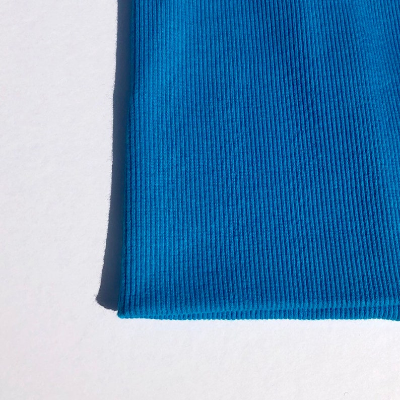 Blue adult beanie Cotton slouchy hat
