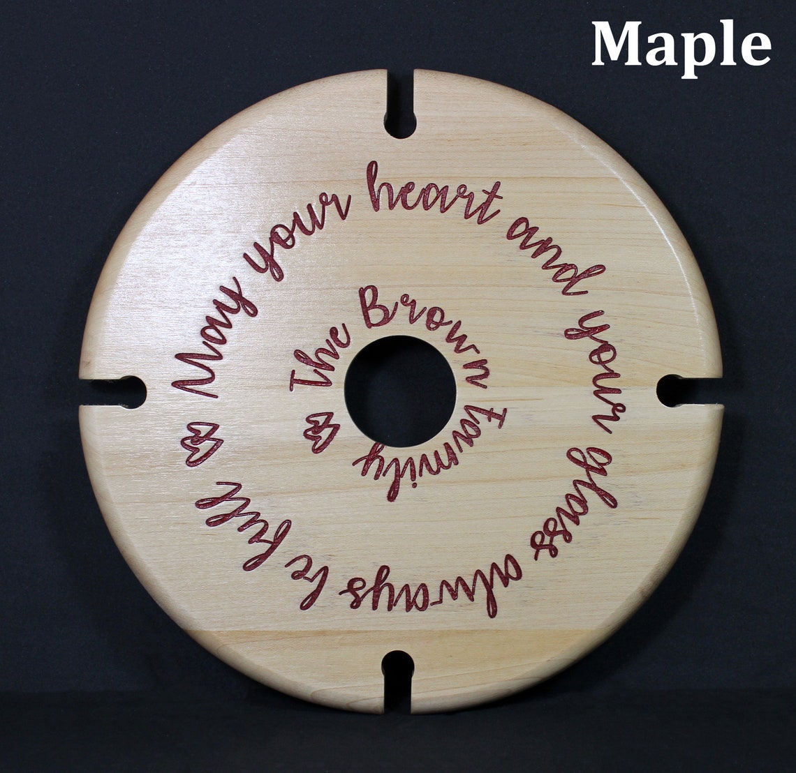 Wine Bottle Board 4 Glass Etsy