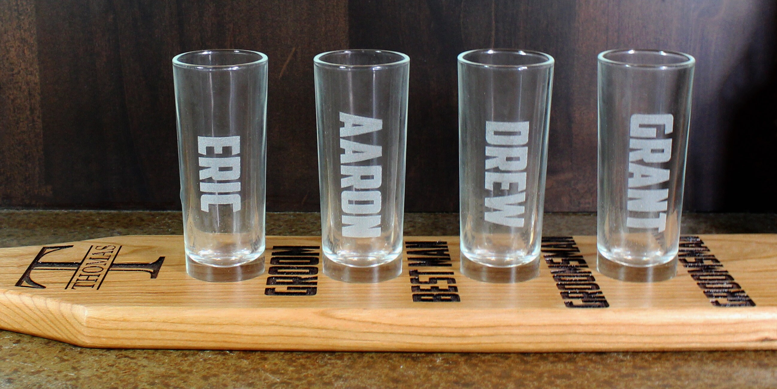 Shot Glass Flight Board Etsy