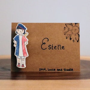 Shrink Plastic Pin - Estelle
