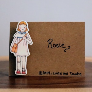 Shrink Plastic Pin - Rosie