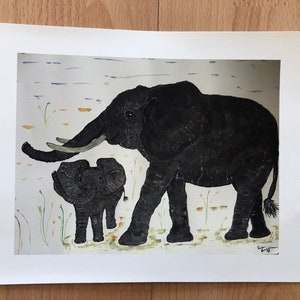 Art Print, Animal Print, Fox print, mouse print, elephant print