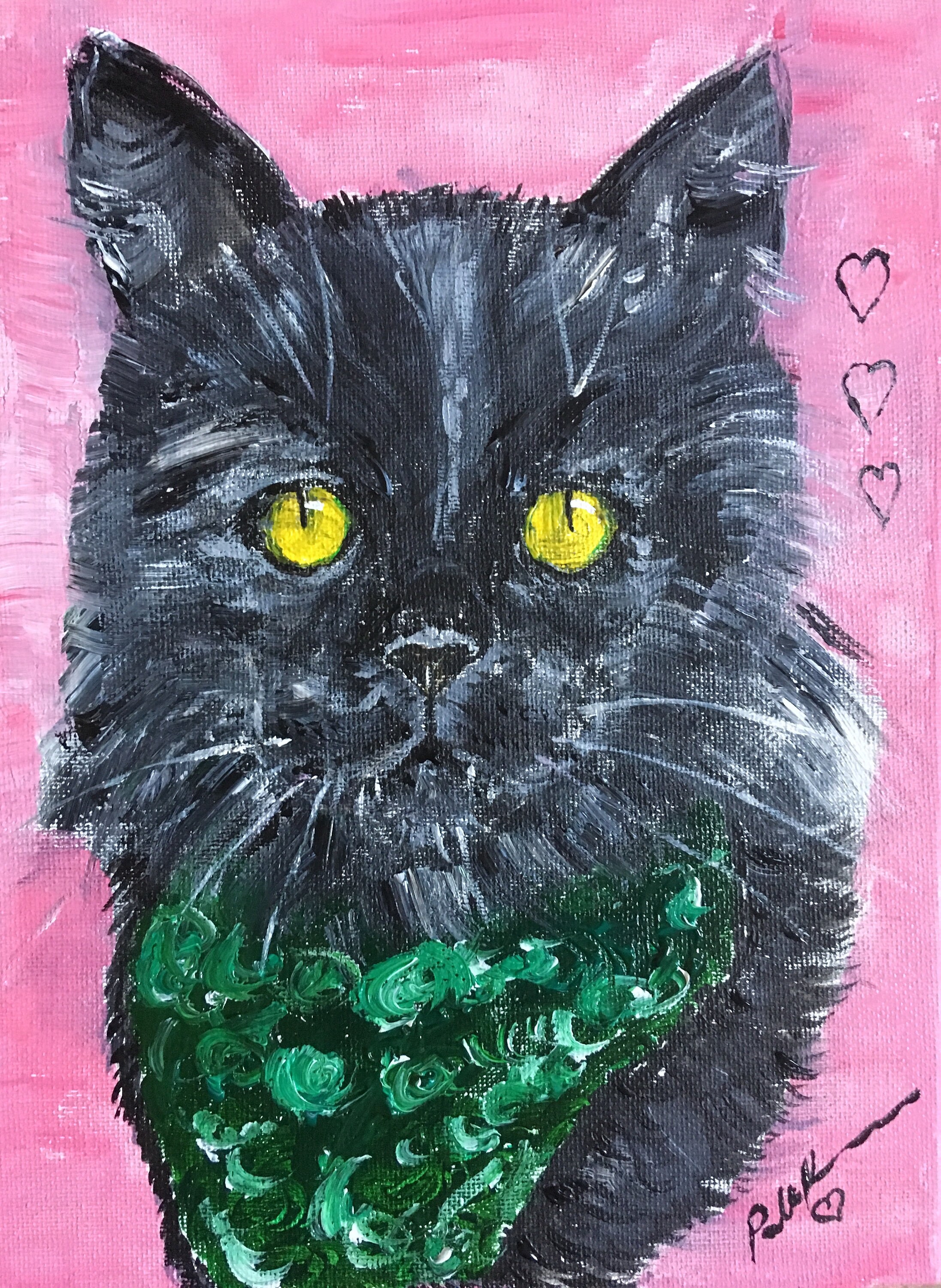 PET PORTRAITS and Memorial Pet Portraits,acrylic on Canvas, Petart, Pet