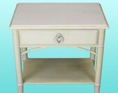 Mid Century Single Drawer Nightstand, Mid Century Side Table