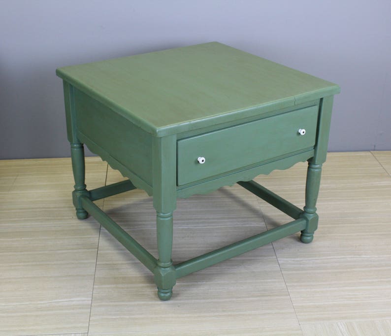 A Pair Vintage Nightstands Mid-Century Country Rustic Nightstands Country Nightstands