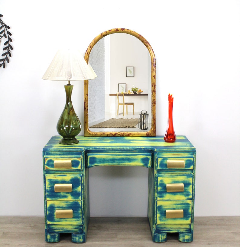 Mid Century Modern Desk Shabby Chic Country Image 0