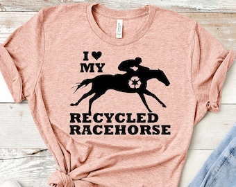 Recycled Racehorse T-Shirt: OTTB Unisex Tee
