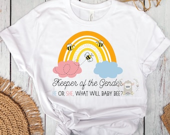Keeper of the Gender Shirt: Bumblebee Rainbow Baby Reveal