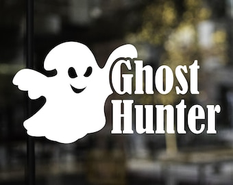 Ghost Hunter Paranormal Vinyl Decal: Waterproof Car Sticker