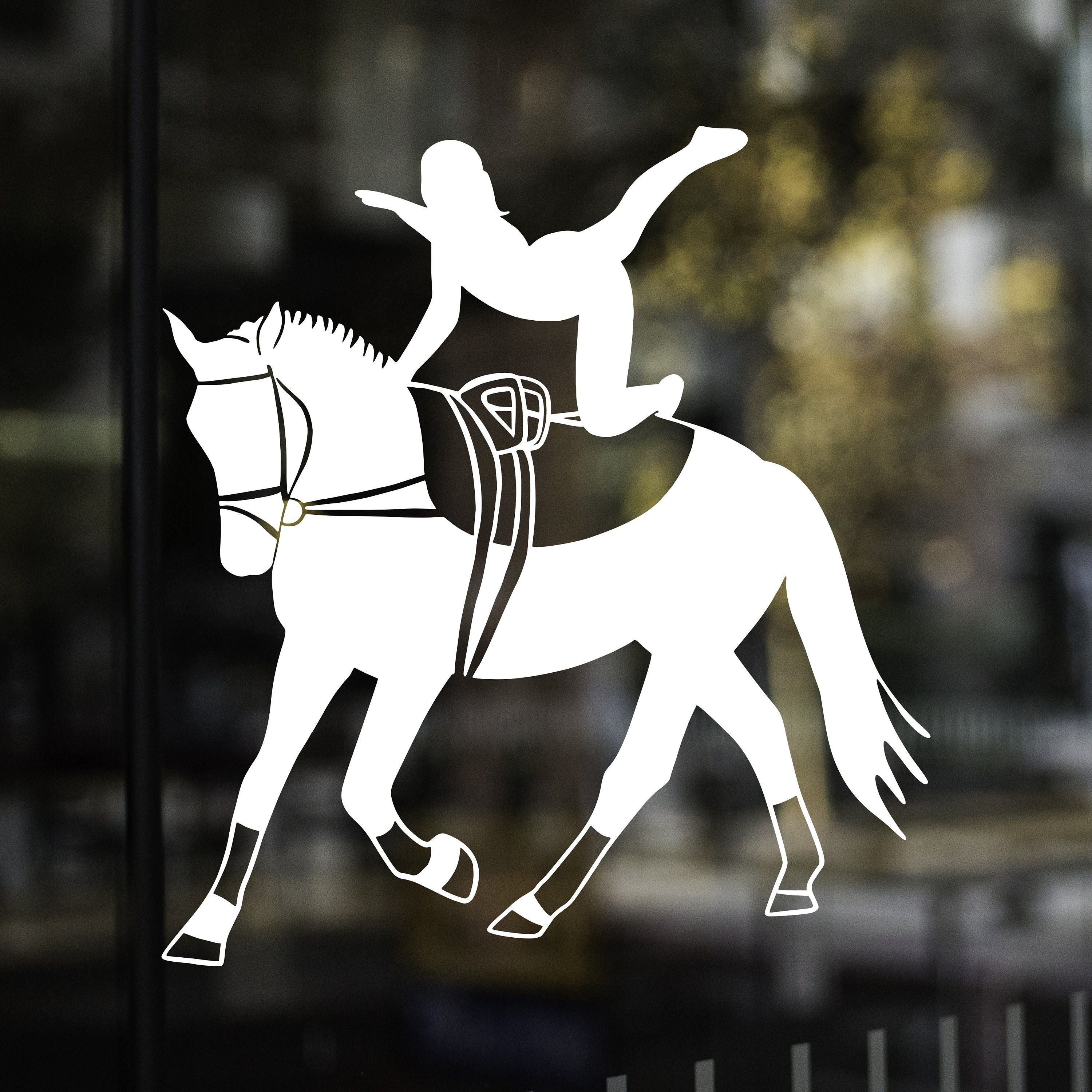 Vaulting Horse Equestrian Equine Yoga Gymnastics Equine | Etsy