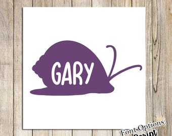 Personalized Mystery Snail Decal: Waterproof Vinyl Tumbler Sticker