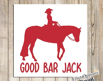 Western Horse and Rider Vinyl Decal: Car, Laptop, and More