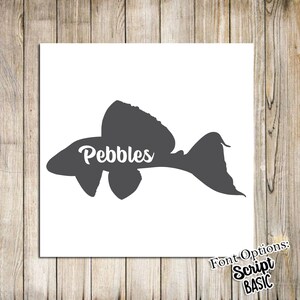 Pleco Decal, Plecostomus, Vinyl Decal, Monogram Decal, Personalized Snail Decal, tumbler decal, YETI decal, Tropical Fish, Fish Tank