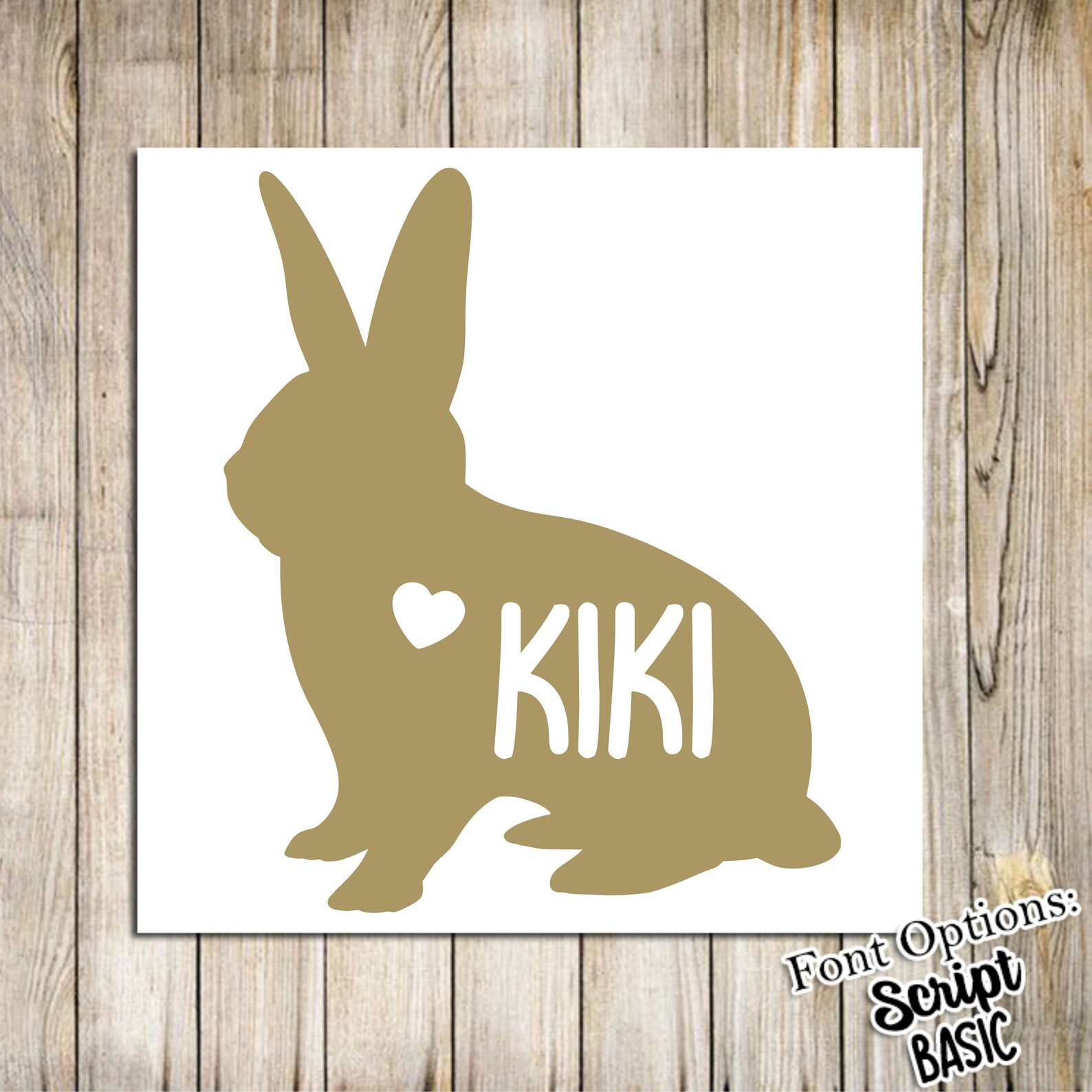Rabbit Decal Rabbit Sticker Pet Decal Gift for Pet Lover - Etsy
