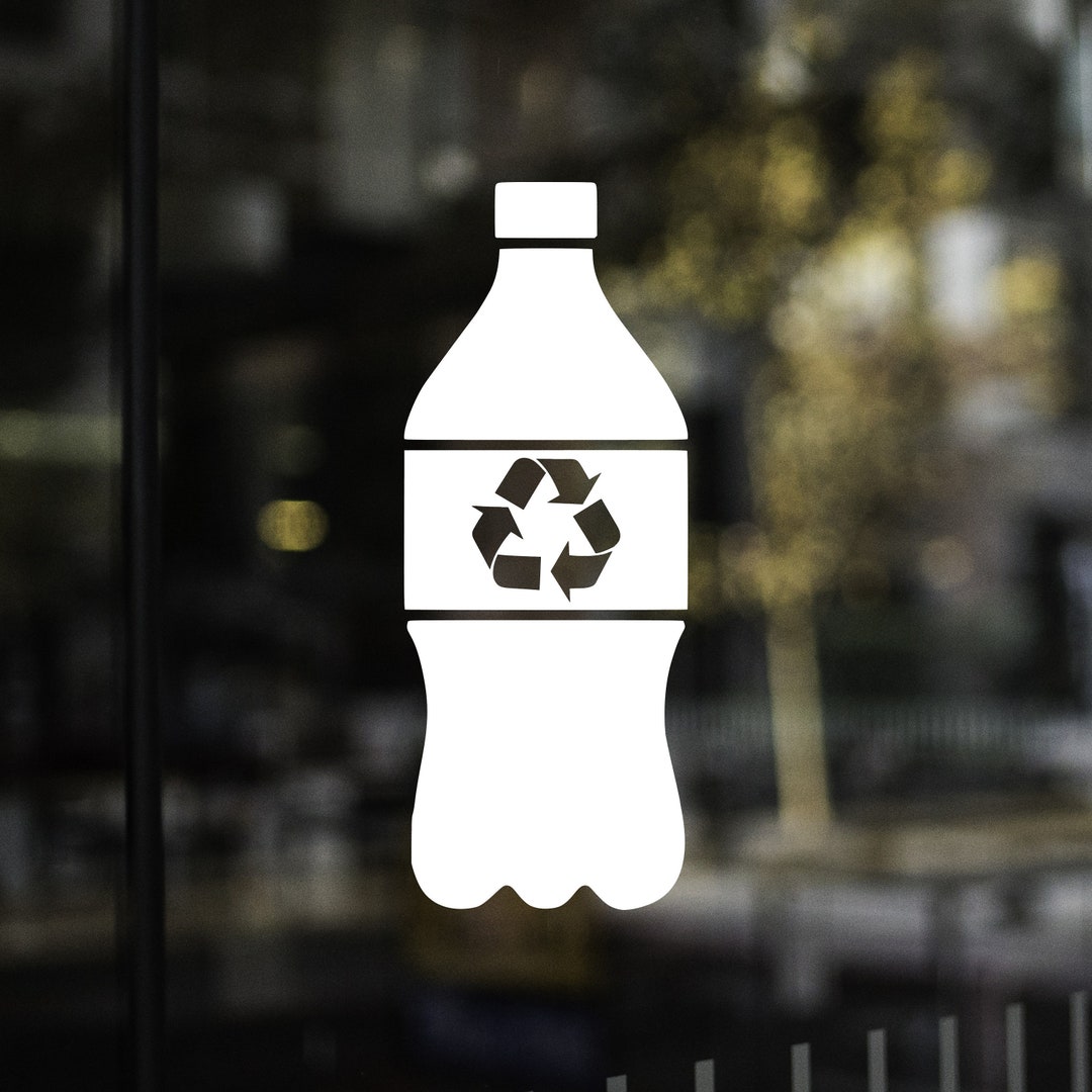 Plastic Soda Bottle Recycle Indicator Vinyl Sticker Vinyl Etsy