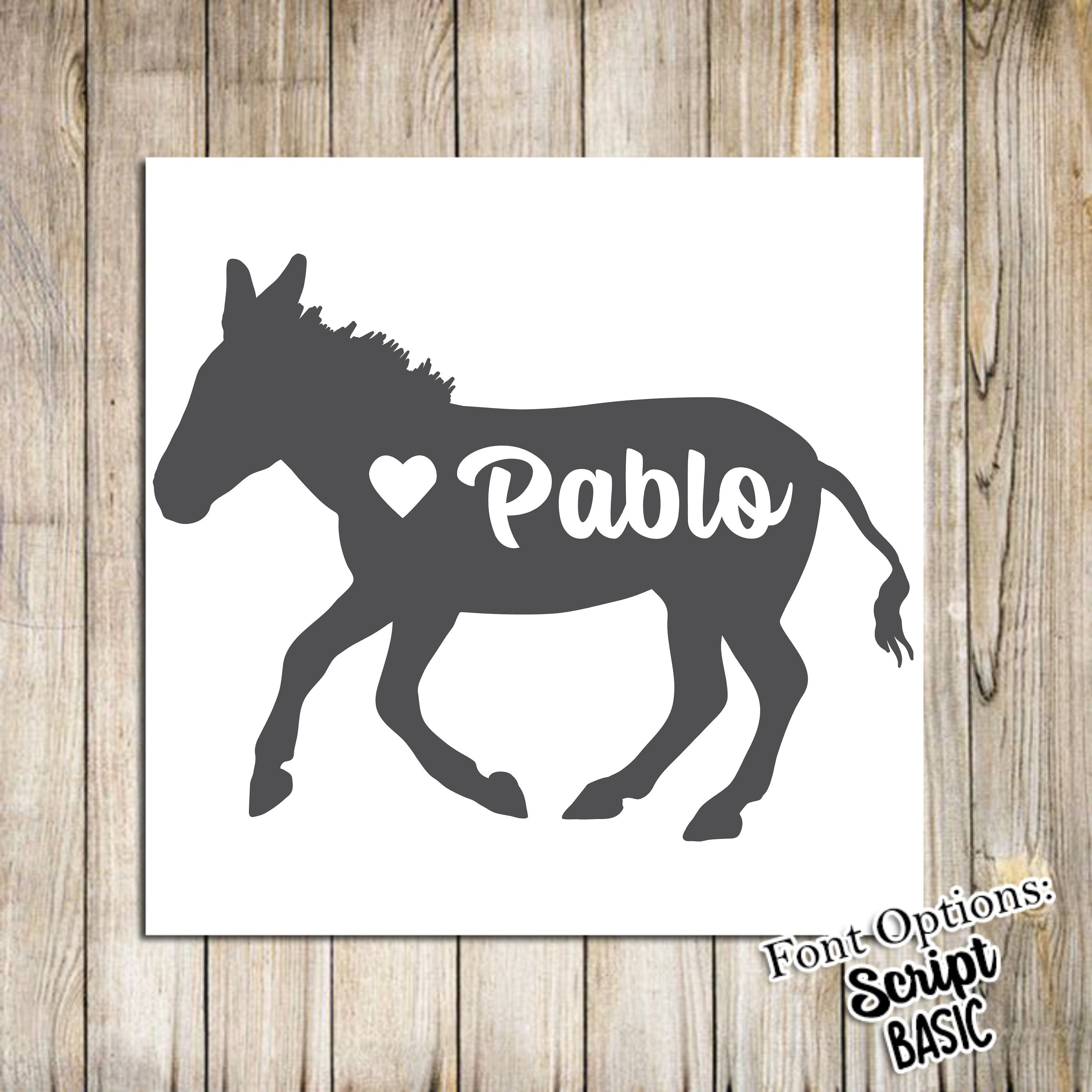 Mule life sticker farm donkey horse mule pull draft mule decal country ...