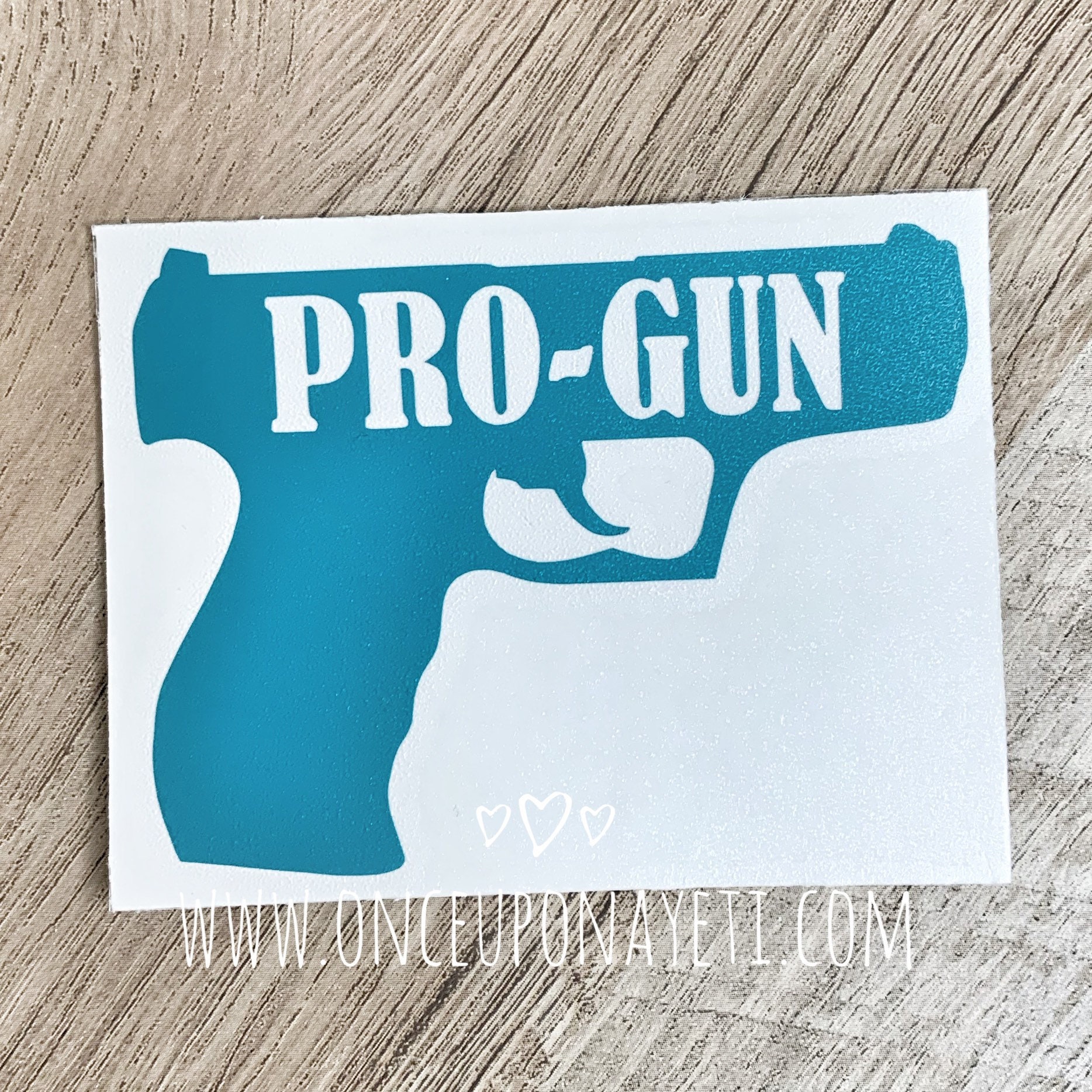 PROGUN Vinyl Decal Progun Car Decal Gun Car Decal Gun Etsy