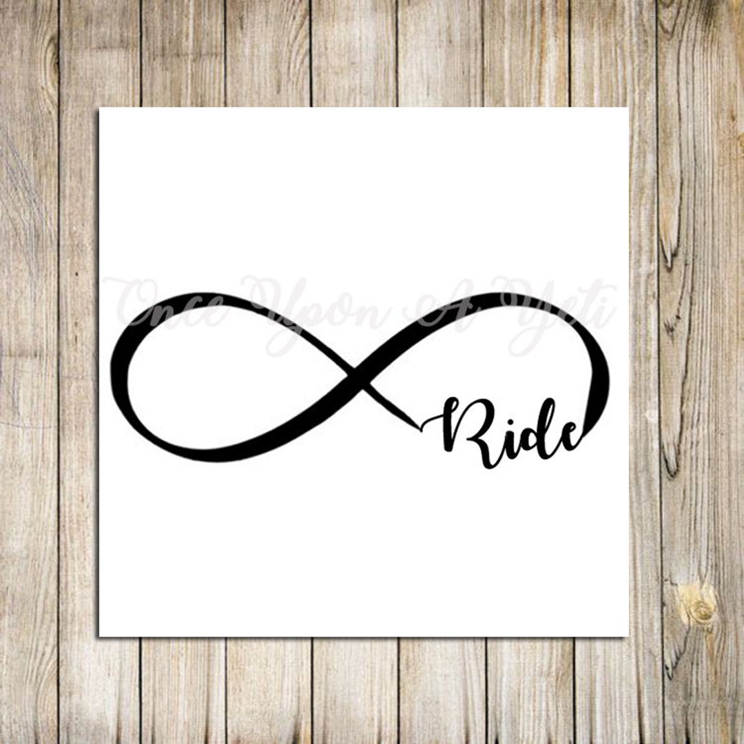 Ride Infinity Decal | Horse Infinity Symbol | Horse Car Decal | Gift ...