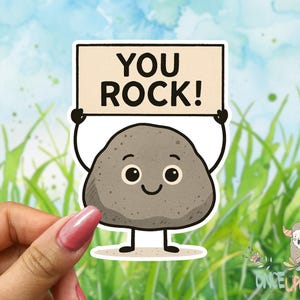You Rock  - Waterproof Vinyl Sticker