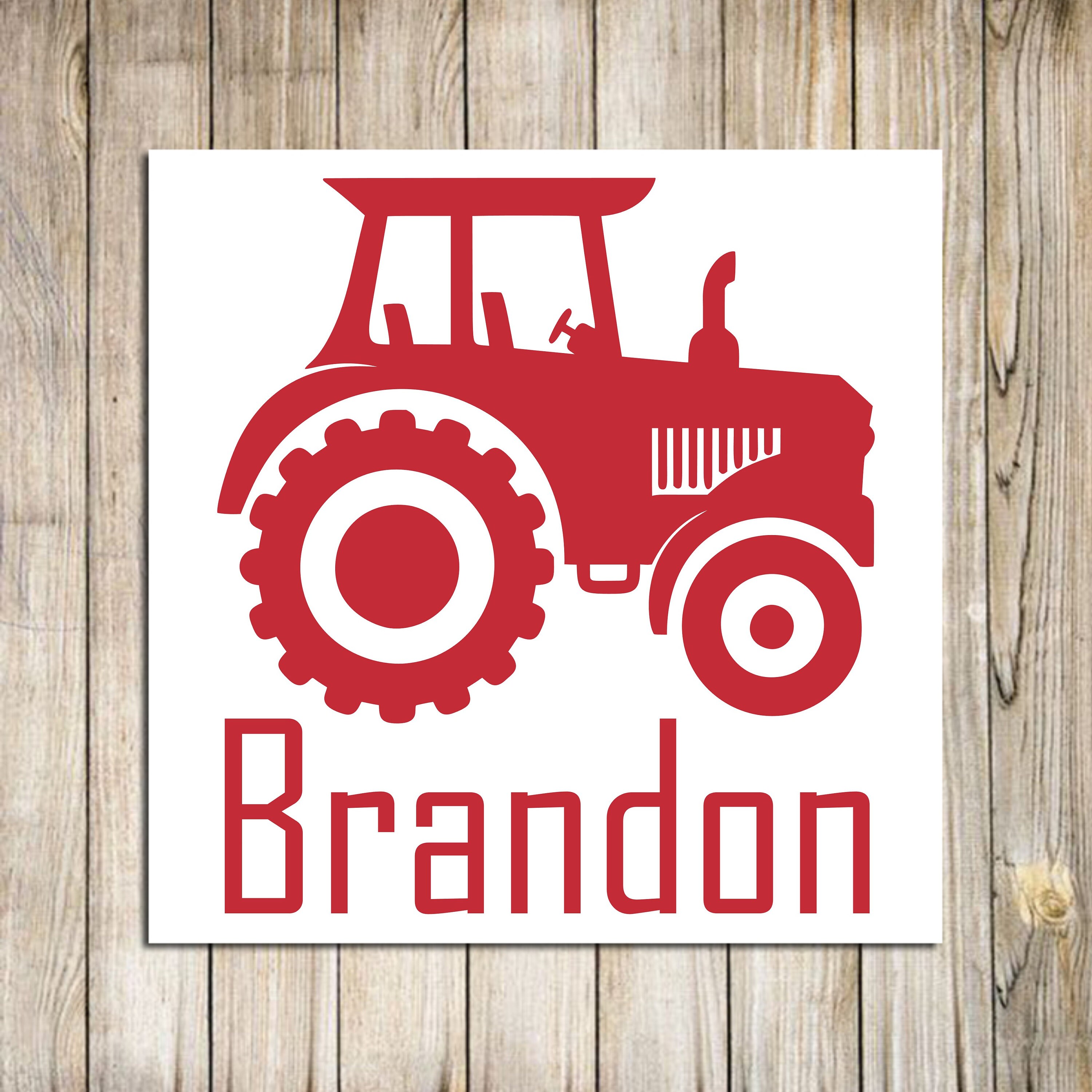 Tractor Decal Tractor Sticker Agricultural Decal Farm Etsy